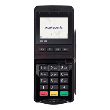 Pin Pad Gertec PPC930 (USB) com pagamento por aproximação e Pix